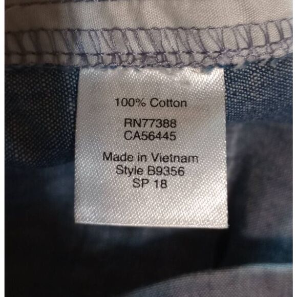 J Crew Shorts Ladies 2‎ Blue Chambray Chino - Picture 4 of 5